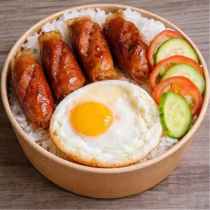 Sweet Savory Longganisa Rice Meal